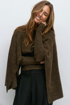 Amelia | Knitted cape top