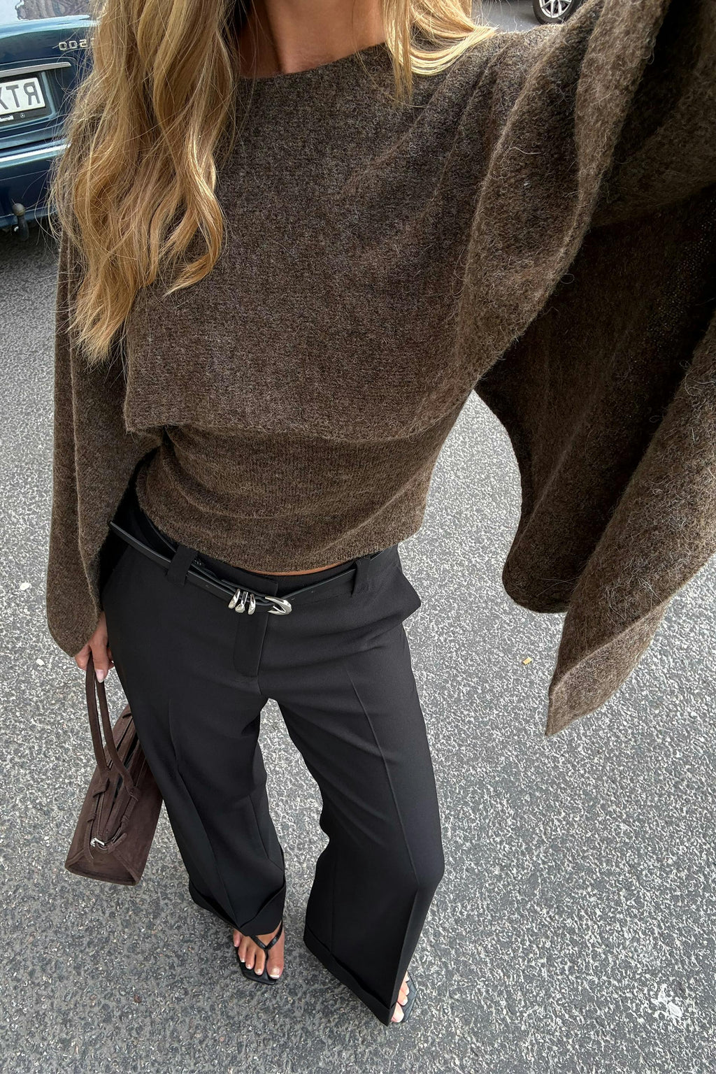 Amelia | Knitted cape top