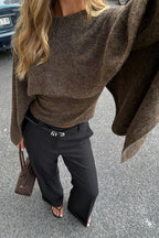 Amelia | Knitted cape top