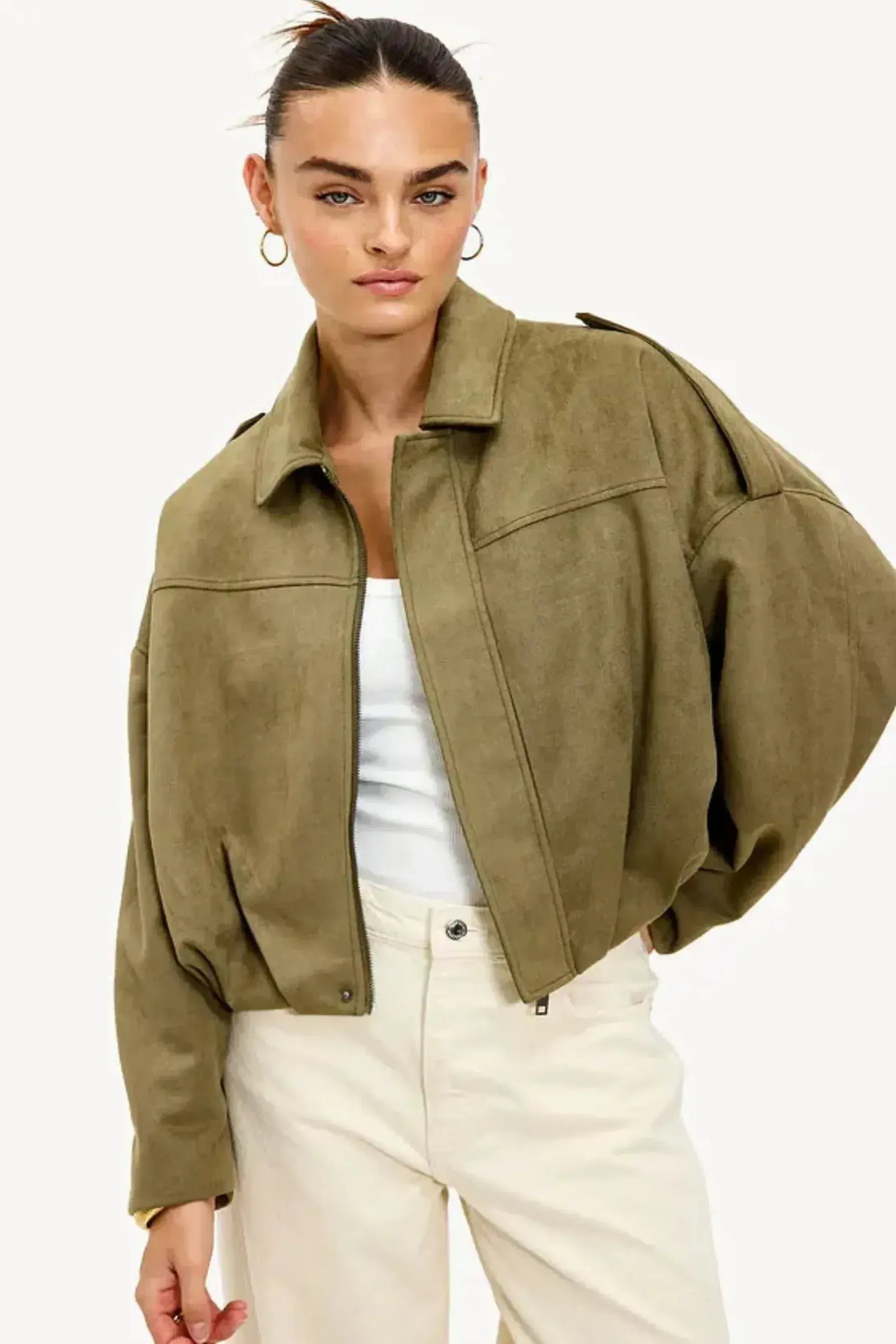 Elina | Suede Jacket