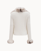 Evy | Fur Cardigan