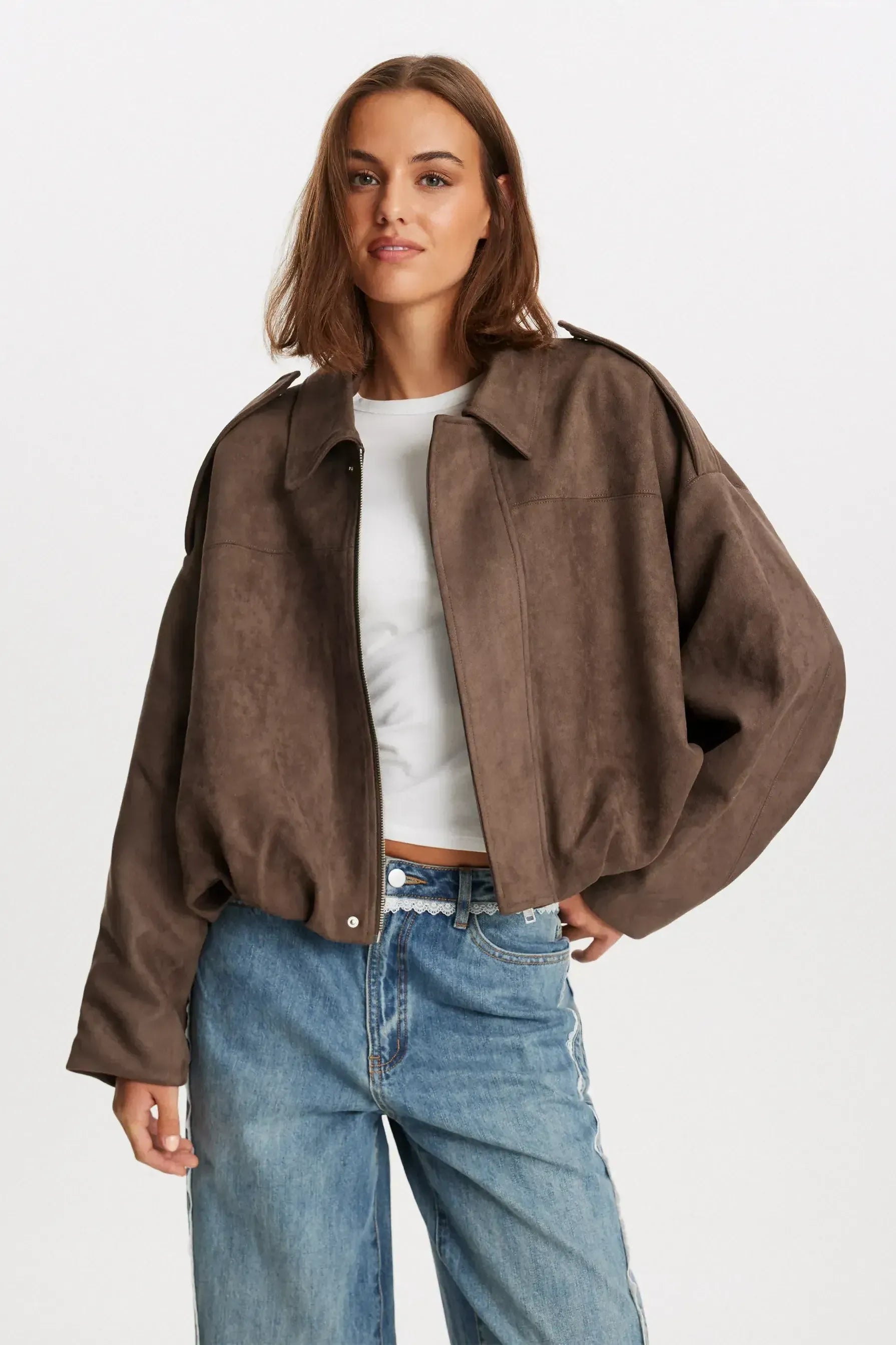 Elina | Suede Jacket