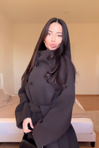 Ella |  High-Neck Wrap Coat