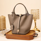 Ella | LEATHER BUCKET HANDBAG