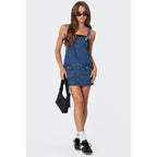 Alina | Overall Denim Mini Dress