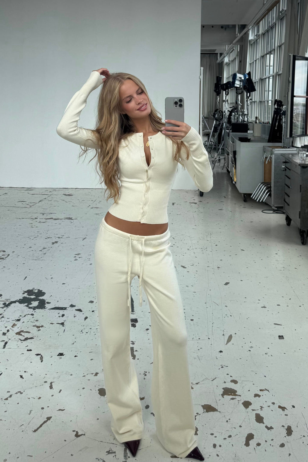 Amal | Knitted Cardigan Set