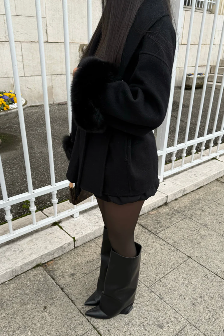 Ellie | Woolcoat With Fur