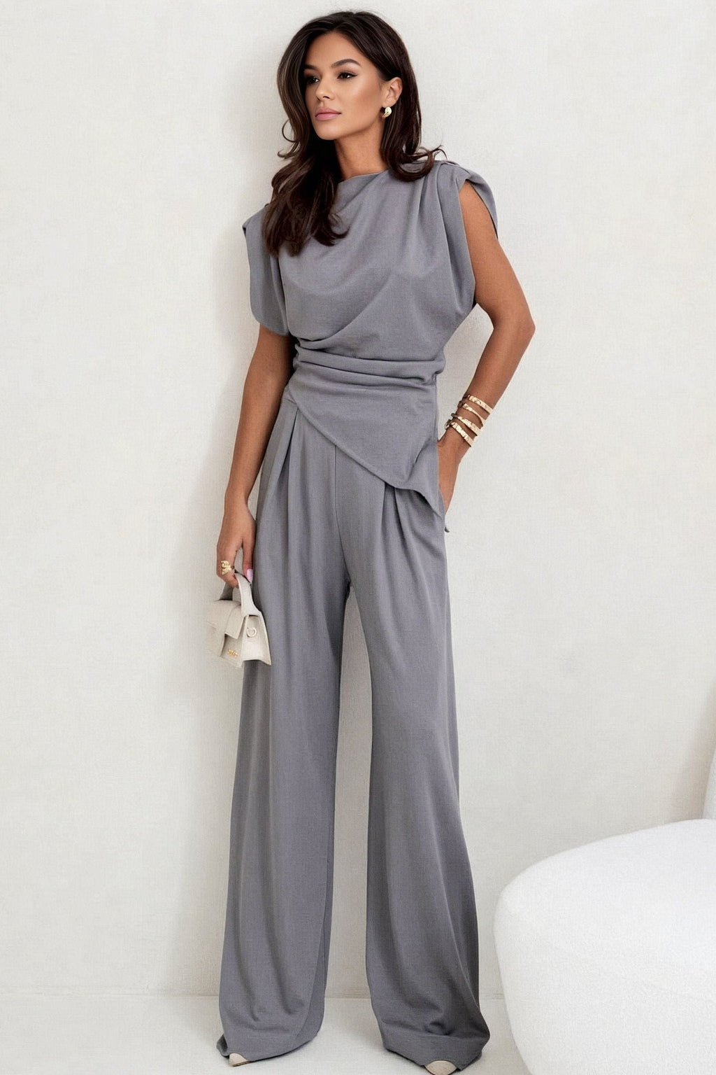 Aveline | Sleeveless Two-Piece Set