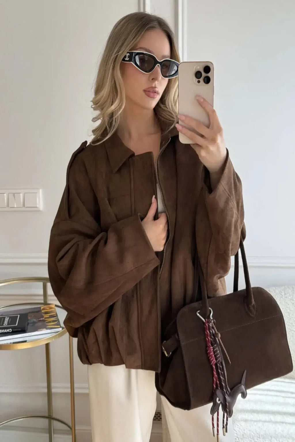 Elina | Suede Jacket