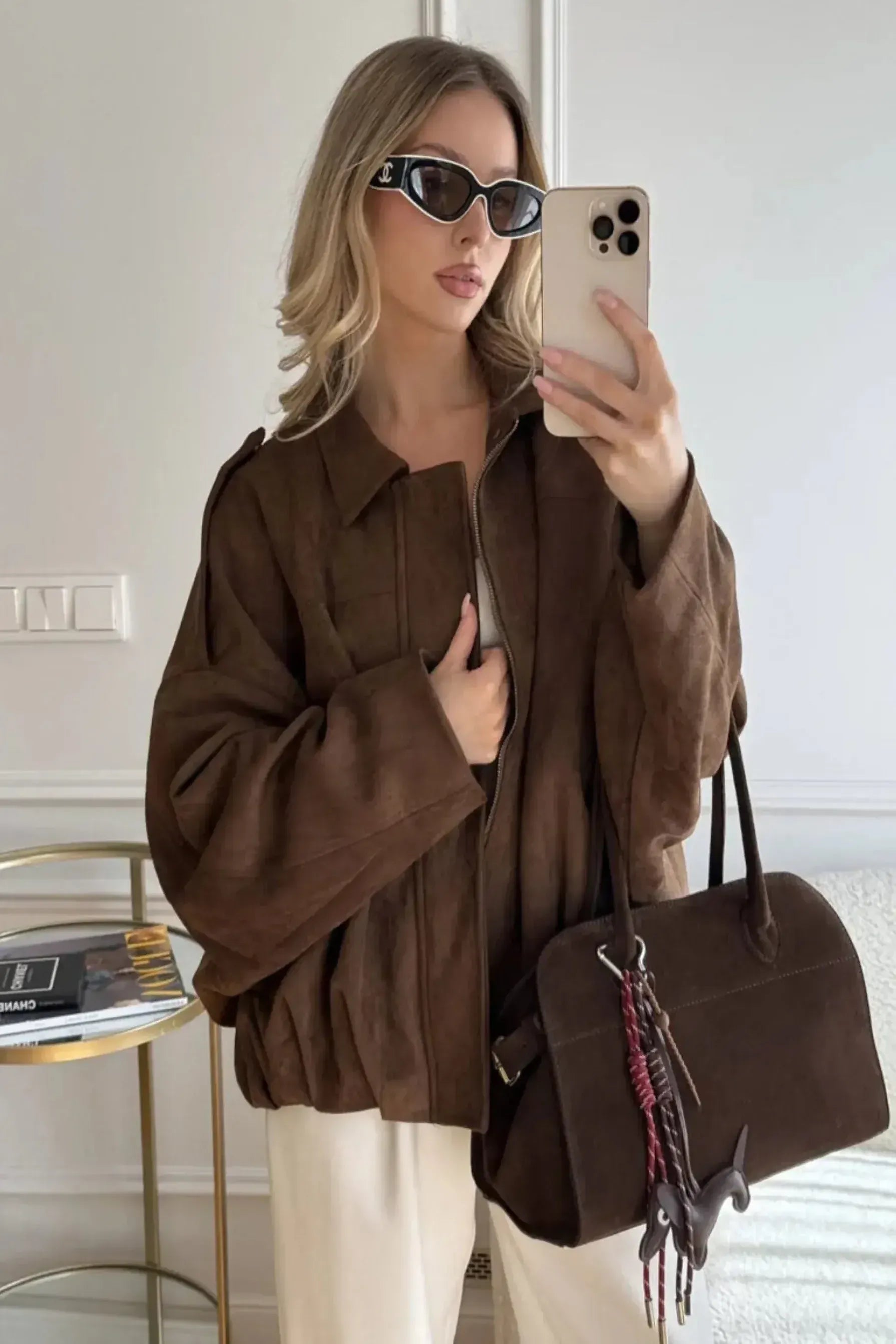 Elina | Suede Jacket