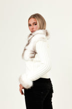 Evy | Fur Cardigan