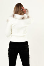 Evy | Fur Cardigan