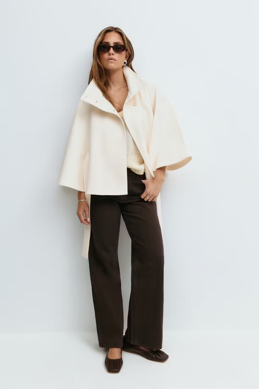 Gianna | Cape Belt Coat