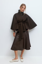 Gianna | Cape Belt Coat