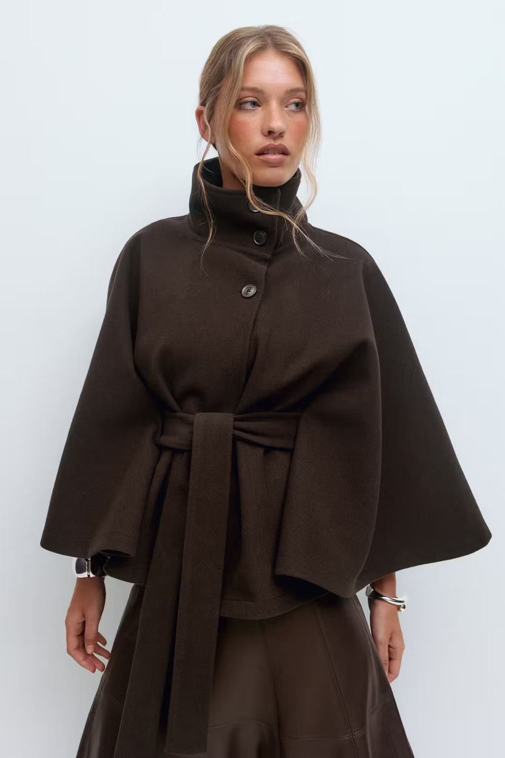Gianna | Cape Belt Coat