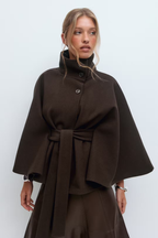 Gianna | Cape Belt Coat