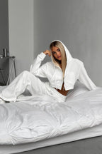 Amelia - Cropped Hoodie Set