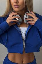 Amelia - Cropped Hoodie Set