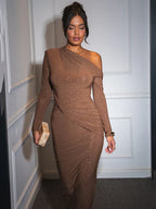 Alina | Glitter Maxi Dress