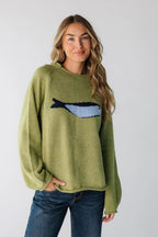 Emma | Olive Knit Sweater
