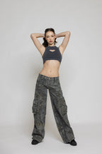 Clara | Camo Cargo Pants
