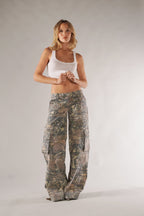 Clara | Camo Cargo Pants