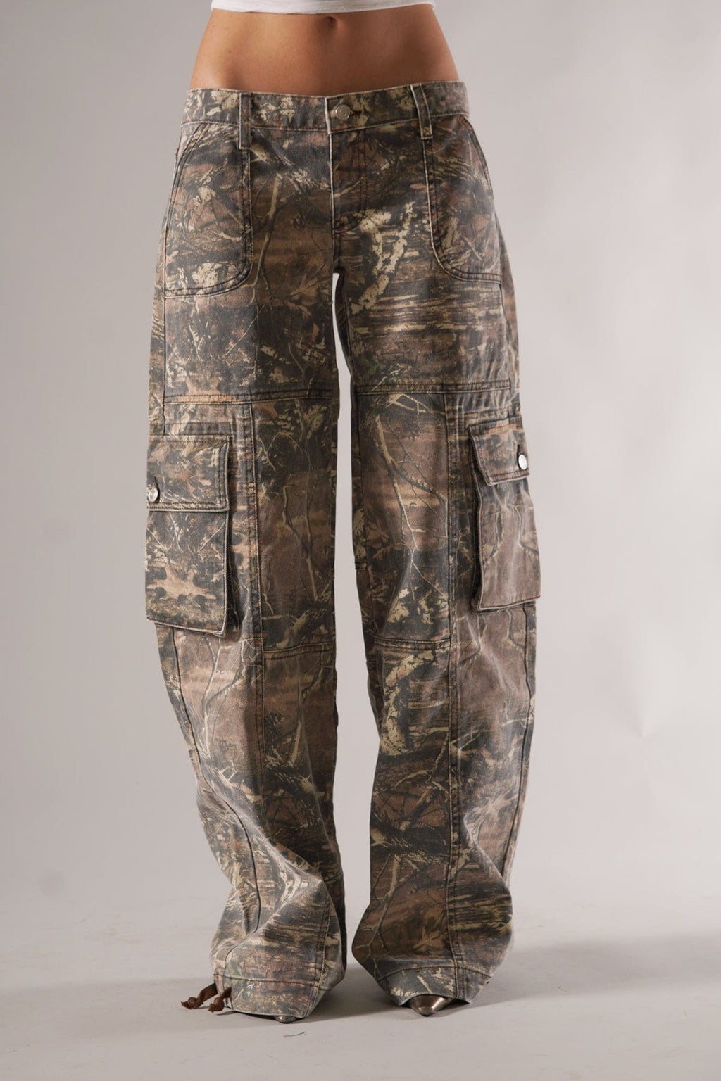 Clara | Camo Cargo Pants