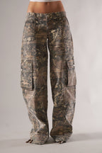 Clara | Camo Cargo Pants