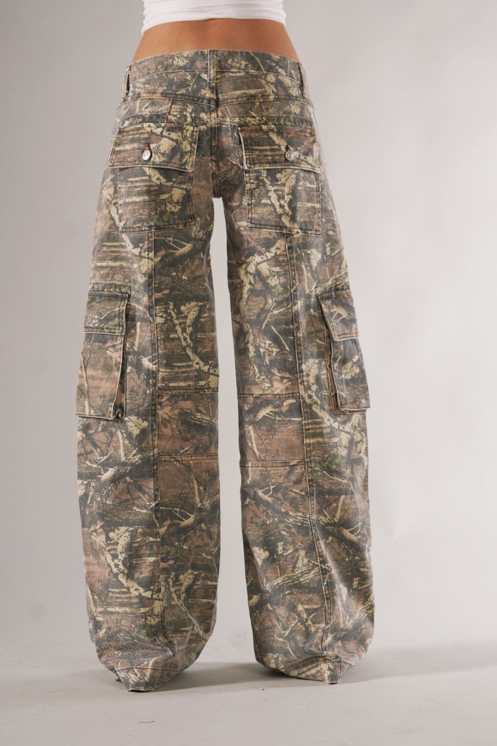 Clara | Camo Cargo Pants