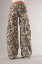 Clara | Camo Cargo Pants